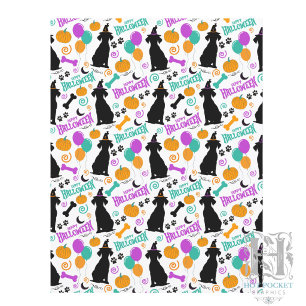 Hund Halloween Scrapbookpapper