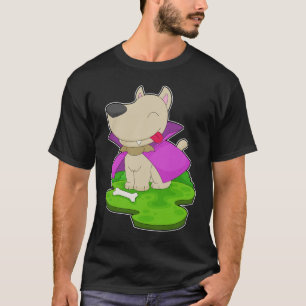 Hund Halloween Vampire T Shirt