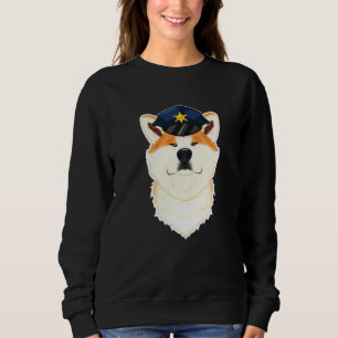 Hund Handler I Police Hund I Police Akita Inu T Shirt