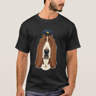 Hund Handler I Police Hund I Police Basset Hound T Shirt