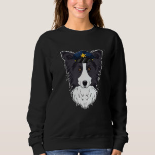 Hund Handler I Police Hund I Police Gräns Collie T Shirt
