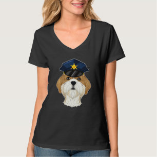 Hund Handler I Police Hund I Police Shih Tzu T Shirt