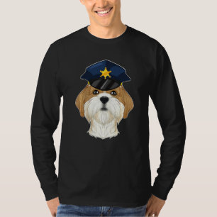 Hund Handler I Police Hund I Police Shih Tzu T Shirt