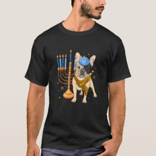 Hund Hanukkah Pajamas Chanuk (judisk engelsk bullr T Shirt