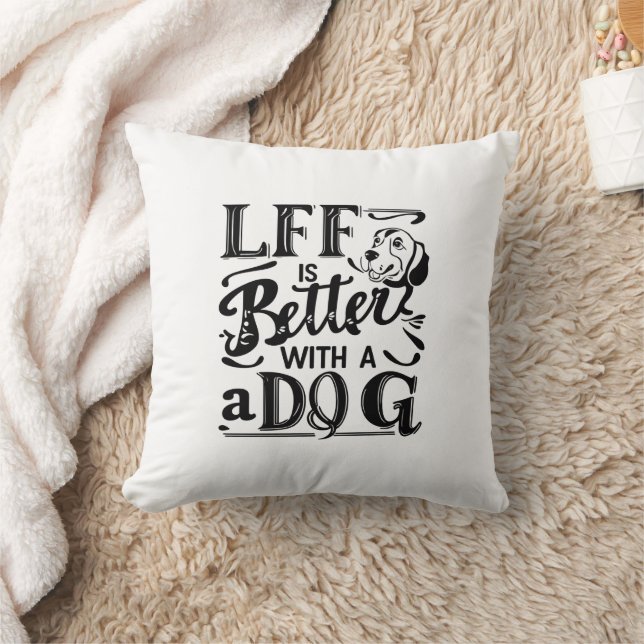Hund Happity Pillow Kudde (Filt)