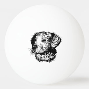 Hund Head Sketch Pingisboll