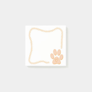 Hund Heart Post-it Notes Block