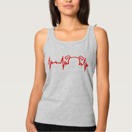 Hund Heartslag T Shirt
