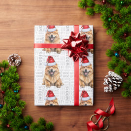 Hund Helgdag i jultomten Chow Chow Presentpapper