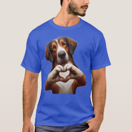 HUND Hjarta T Shirt