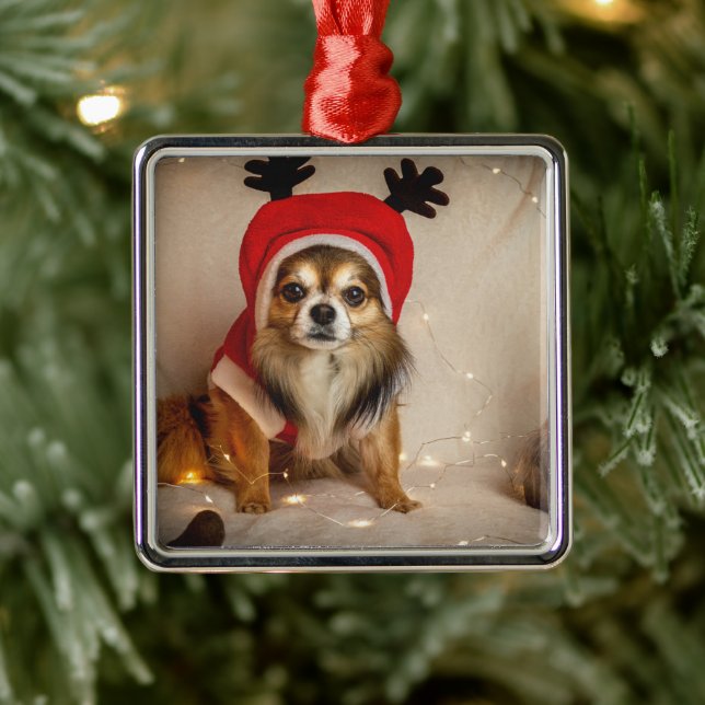 Hund Hjort Julgransprydnad Metall (Träd)
