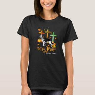 Hund hösten sjunker för Jesus. Han Lämnar aldrig t Shirt