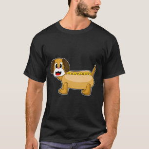 Hund Hotdog T Shirt
