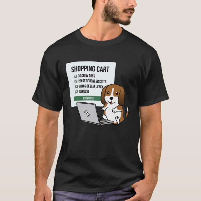 Hund Hound för butiksbyte för bandspelare T Shirt (Framsida)
