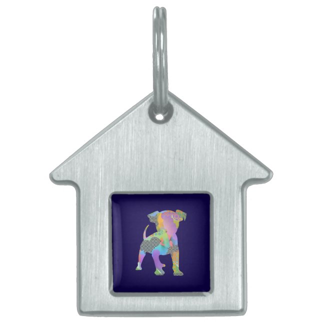 Hund House ID-bricka Husdjur (Framsidan)