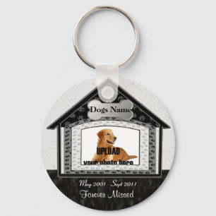 Hund House Pet Memorial Nyckelring