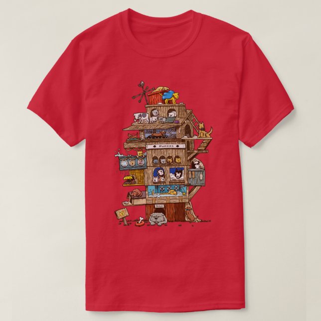 Hund House T Shirt (Design framsida)