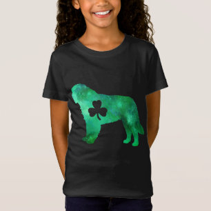 Hund Hund älskare St patrick's day Saint Bernard M T Shirt