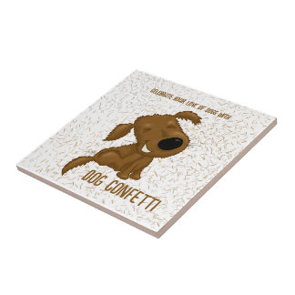 Hund hund Confetti Shedding Kakelplatta