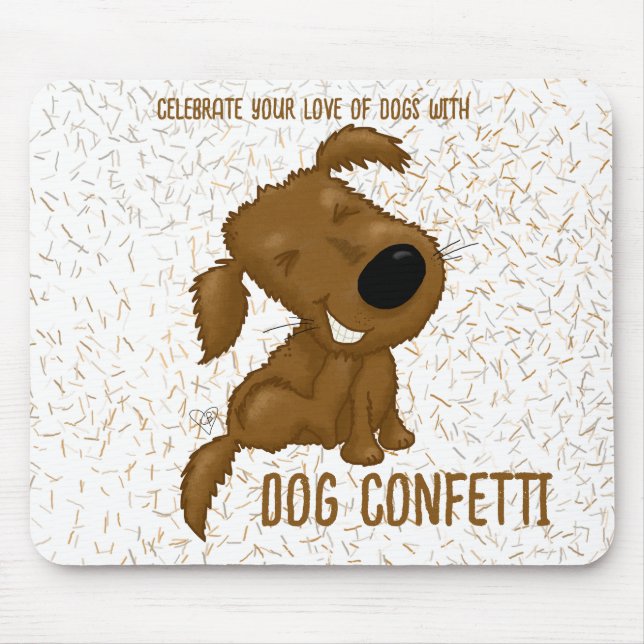Hund hund Confetti Shedding Musmatta (Framsidan)