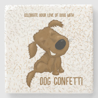 Hund hund Confetti Shedding Stenunderlägg