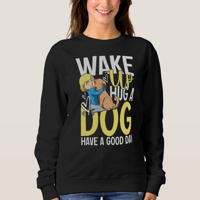 Hund Hund Hug T Shirt (Framsida)