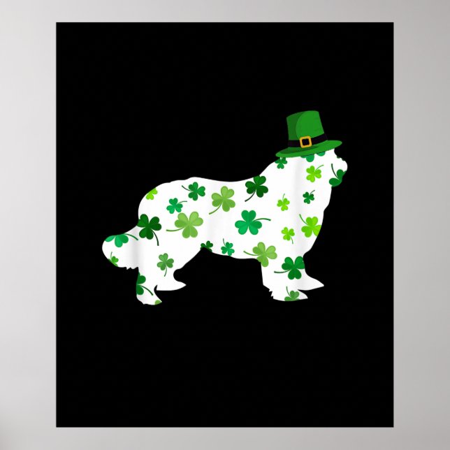 Hund, Hund Mamma, S:t patricks Day Newfoundland Poster (Framsidan)