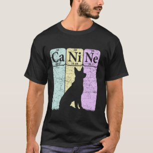 Hund Hund Periodisk Bord Inslag Pastel Hund Kärlek T Shirt