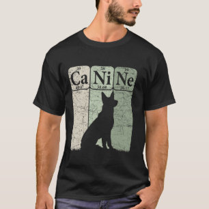 Hund Hund Periodiska Bord Inslag Hund älskare T Shirt