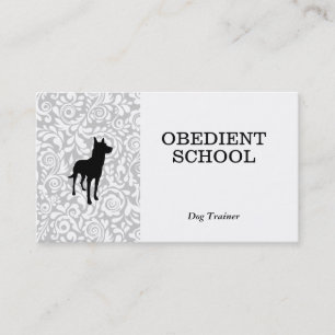 Hund Hund-skolan för utbildning Visitkort
