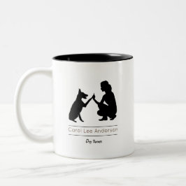 Hund/Hund Två-Tonad Mugg