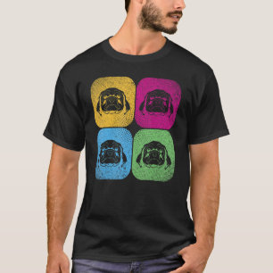 Hund Husdjursägare Hundägare Djur Pop Puggle T Shirt