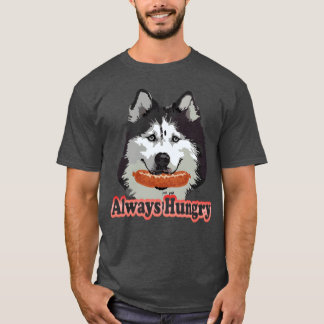 Hund husky-familjpojke t shirt
