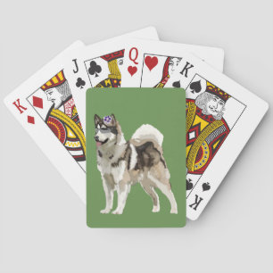 Hund, Husky hund Art Spelkort