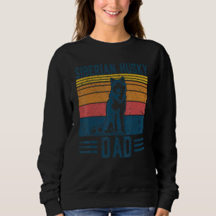 Hund Husky Pappa Vintage Siberian husky Pappa T Shirt