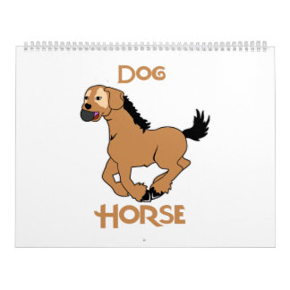 hund-hybridpresentidé om konstig kalender
