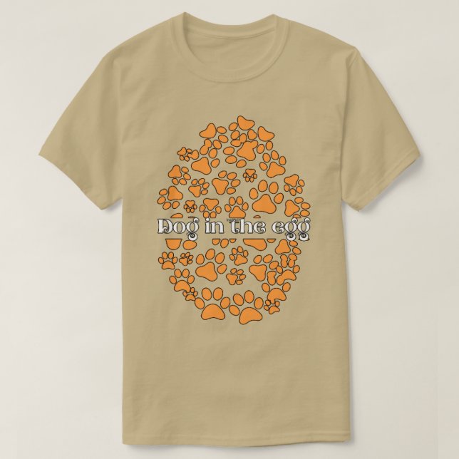 Hund i ägg20 t shirt (Design framsida)