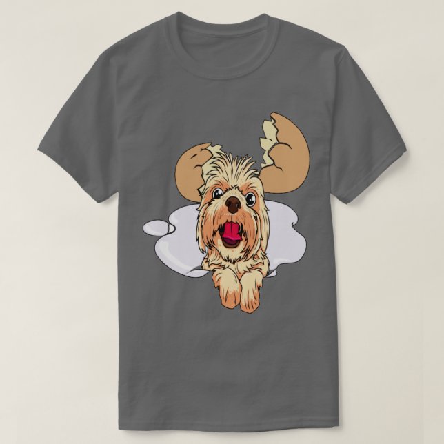 Hund i ägg25 t shirt (Design framsida)