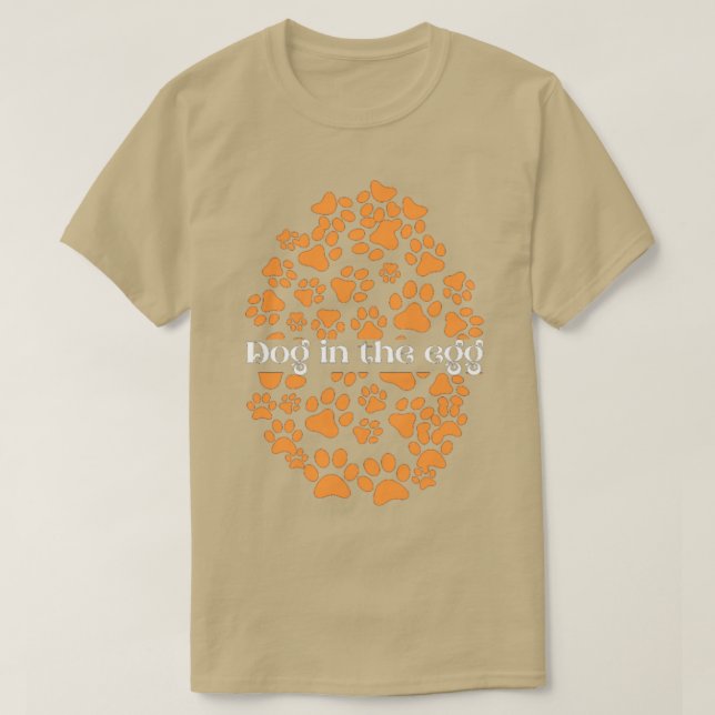 Hund i ägg2 t shirt (Design framsida)