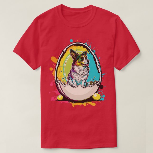 Hund i ägg 119 t shirt (Design framsida)