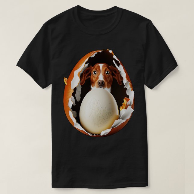 Hund i ägg 125 t shirt (Design framsida)