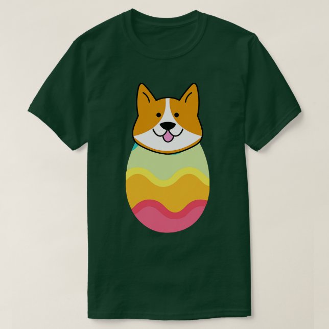 hund i ägg 128 t shirt (Design framsida)