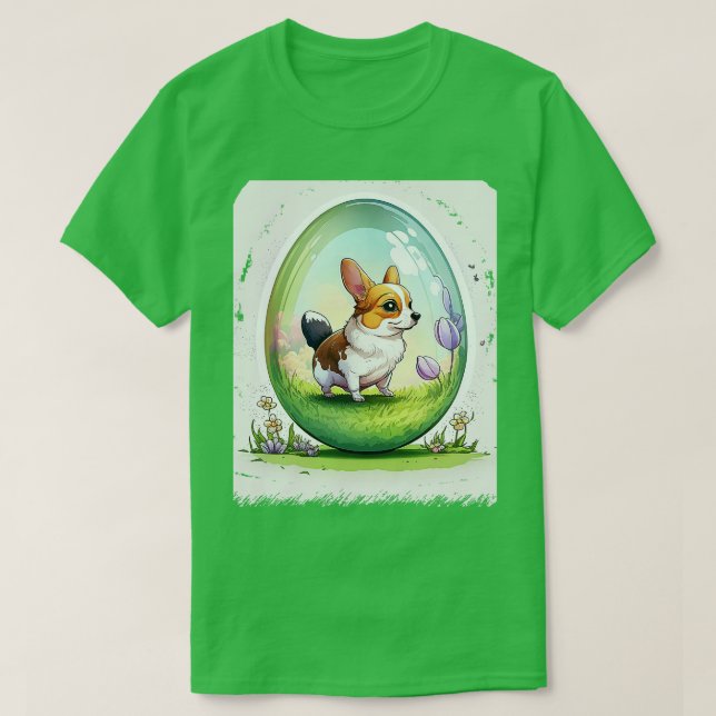 Hund i ägg 143 t shirt (Design framsida)