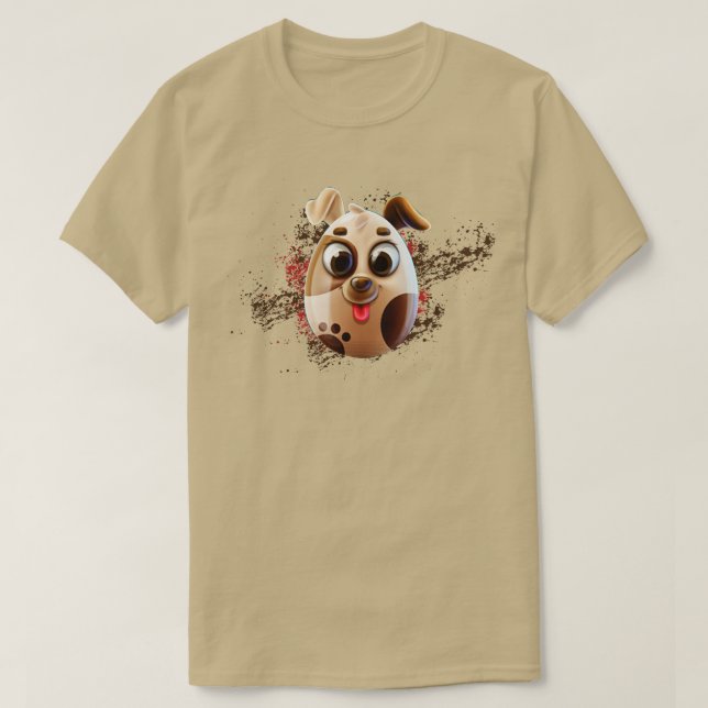 hund i ägg 146 t shirt (Design framsida)