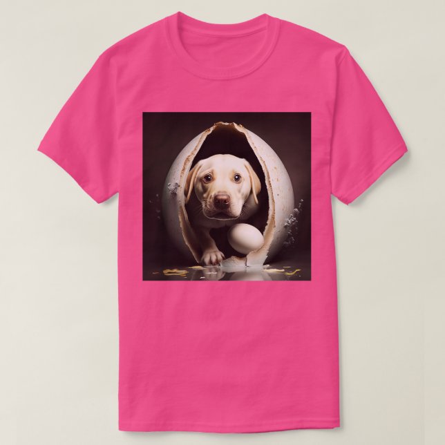 Hund i ägg 160 t shirt (Design framsida)