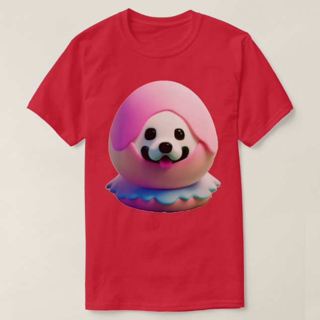 hund i ägg 192 t shirt (Design framsida)