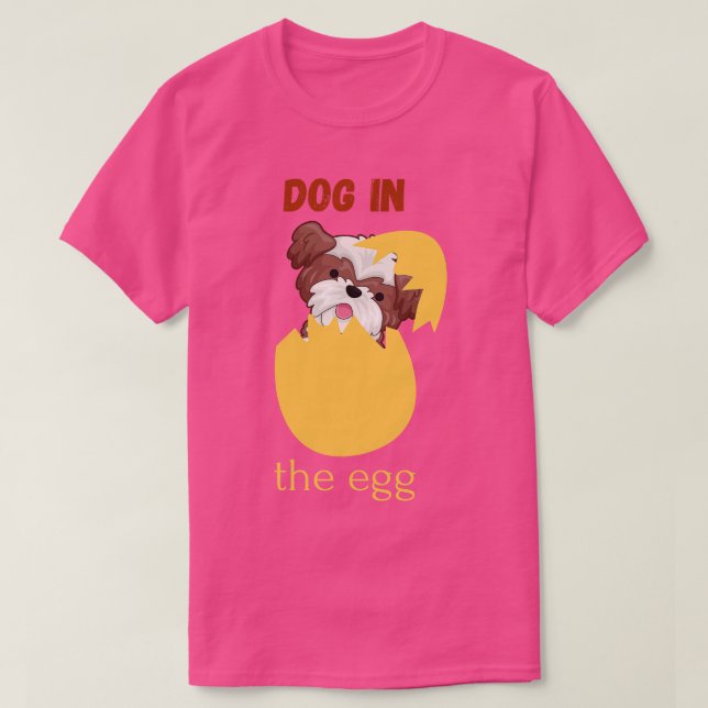 hund i ägg 201 t shirt (Design framsida)