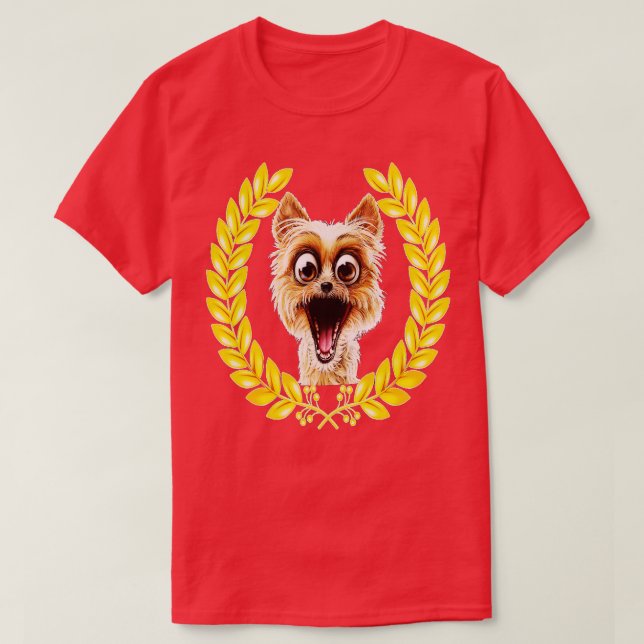 Hund i ägg 215 t shirt (Design framsida)