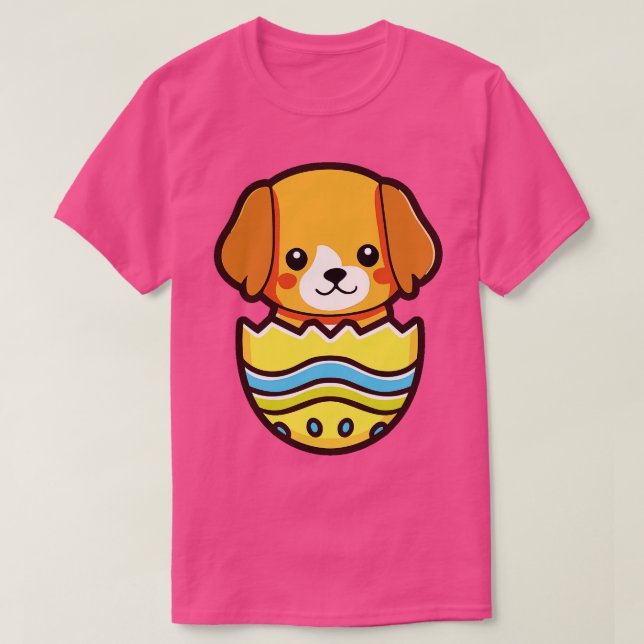 Hund i ägg 218 t shirt (Design framsida)