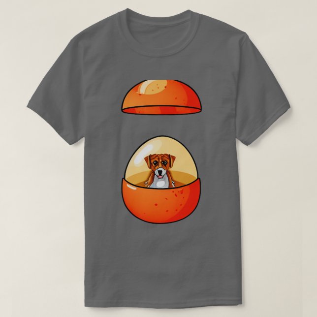 hund i ägg 285 t shirt (Design framsida)